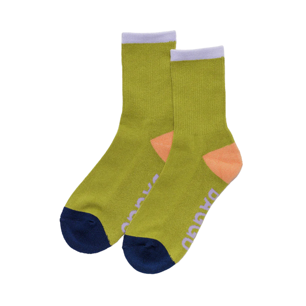 Baggu Ribbed Socks Lemongrass Mix Small