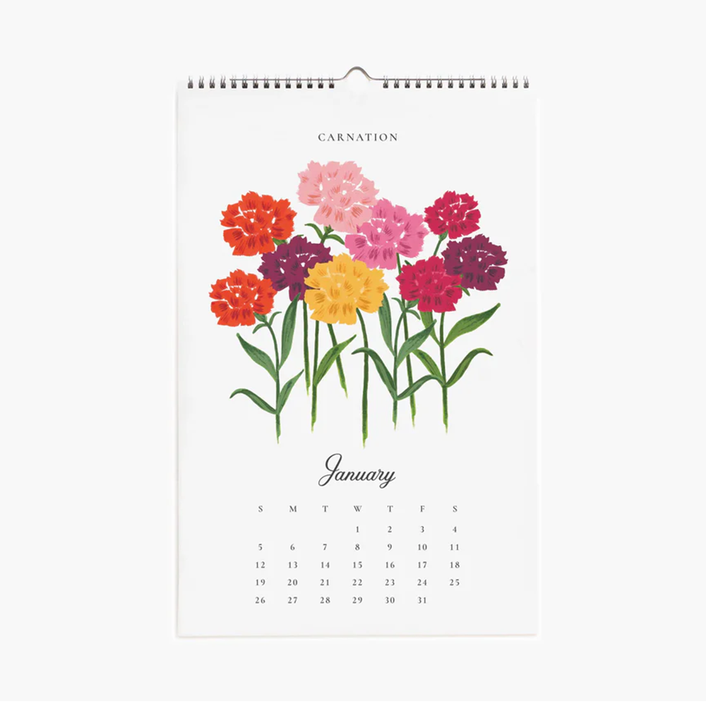 Rifle Paper Co 2025 Wall Calendar Say it with Flowers