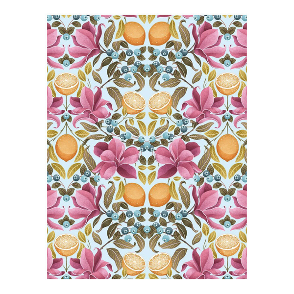 Catherine Marion Tea Towel Lemons & Magnolia