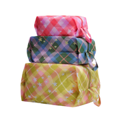 Baggu 3D Zip Pouch Star Plaid