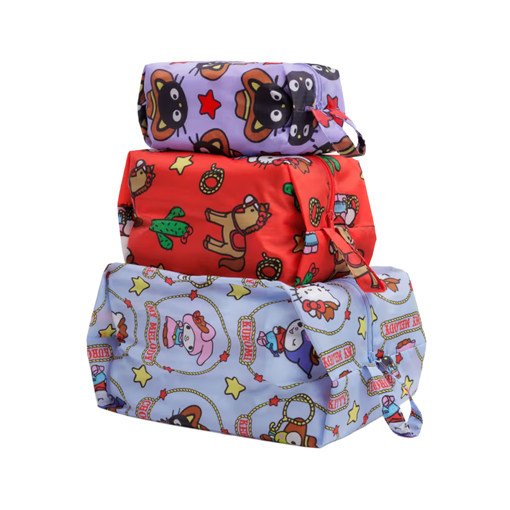 Baggu x Hello Kitty 3D Zip Pouch Western