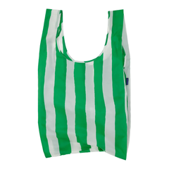 Baggu Standard Reusable Bag Green Painted Stripe