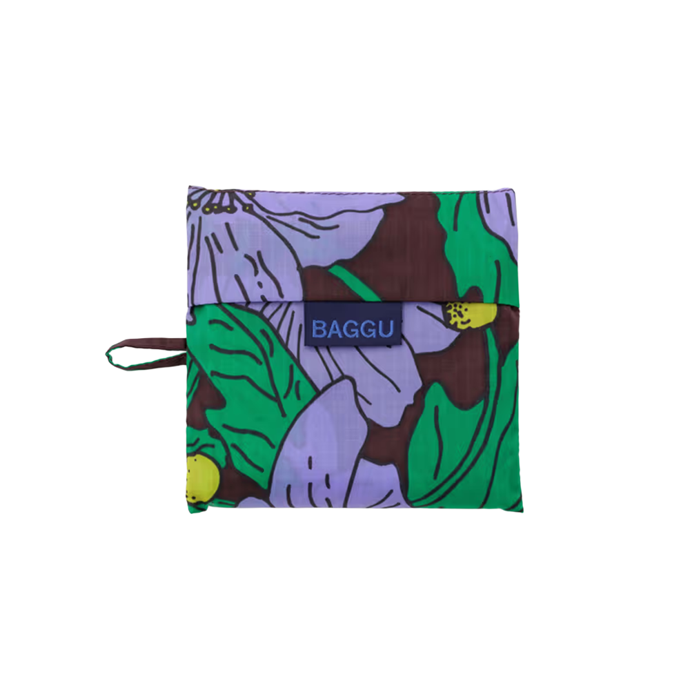 Baggu Standard Resuable Bag Maroon Poppy