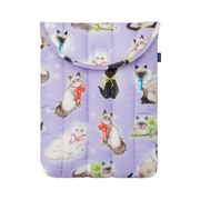 Baggu Puffy Laptop Sleeve 13/14 inch Fancy Cats