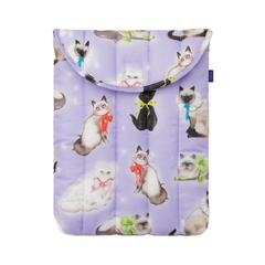 Baggu Puffy Laptop Sleeve 13/14 inch Fancy Cats