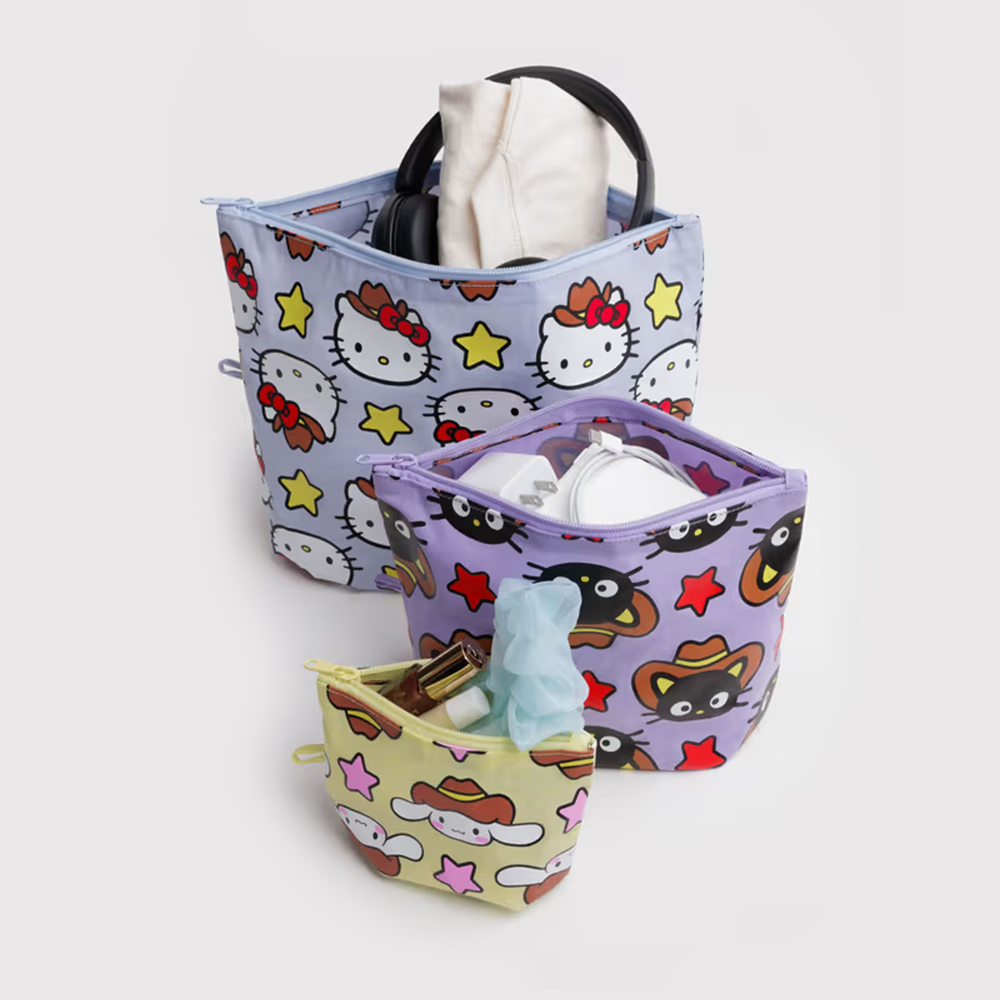 Baggu x Hello Kitty Go Pouch Hello Kitty & Friends Western