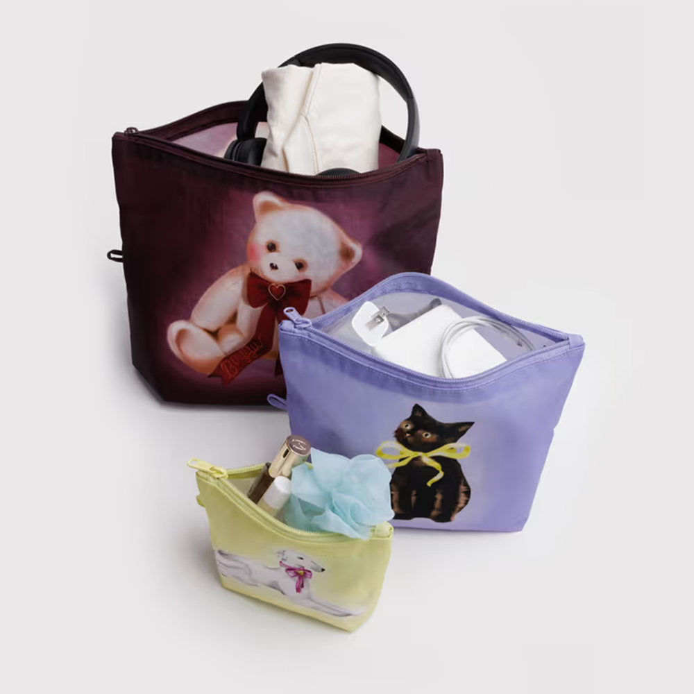 Baggu Go Pouch Fancy Animals