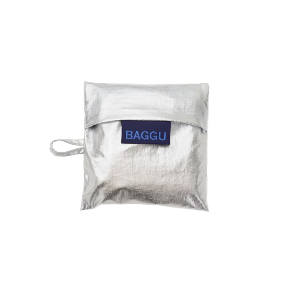 Baggu Baby Reusable Bag Chrome Metallic