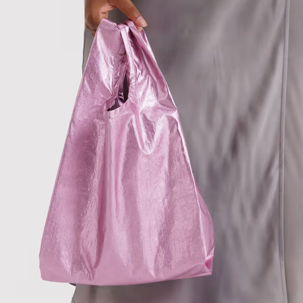 Baggu Baby Reusable Bag Blush Metallic