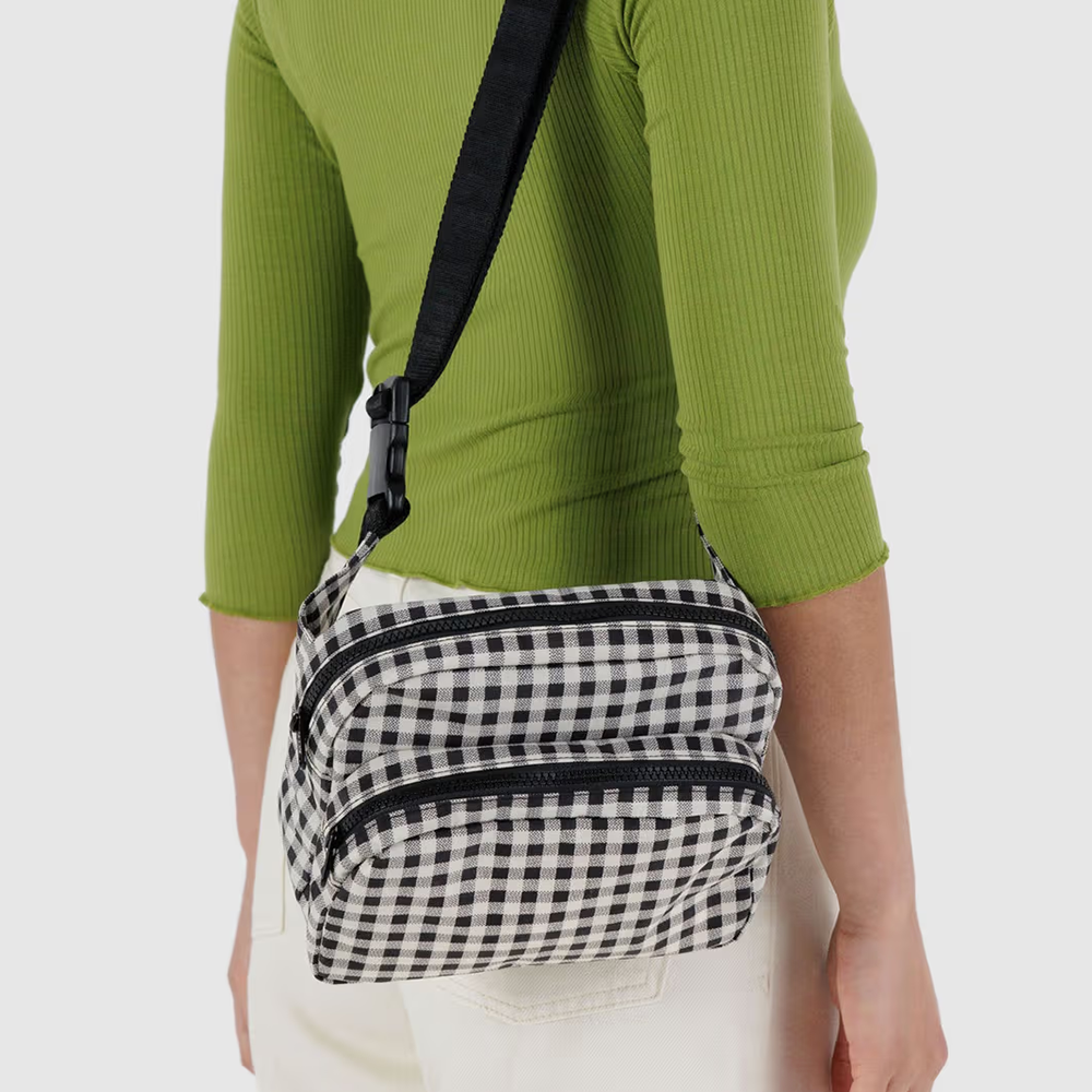 Baggu Fanny Pack Black and White Gingham