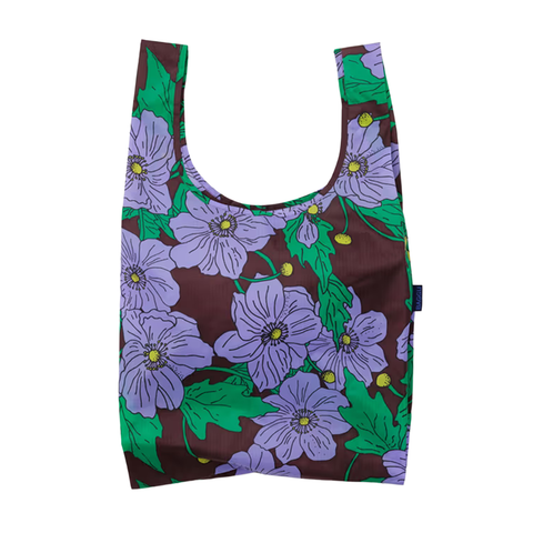 Baggu Standard Resuable Bag Maroon Poppy