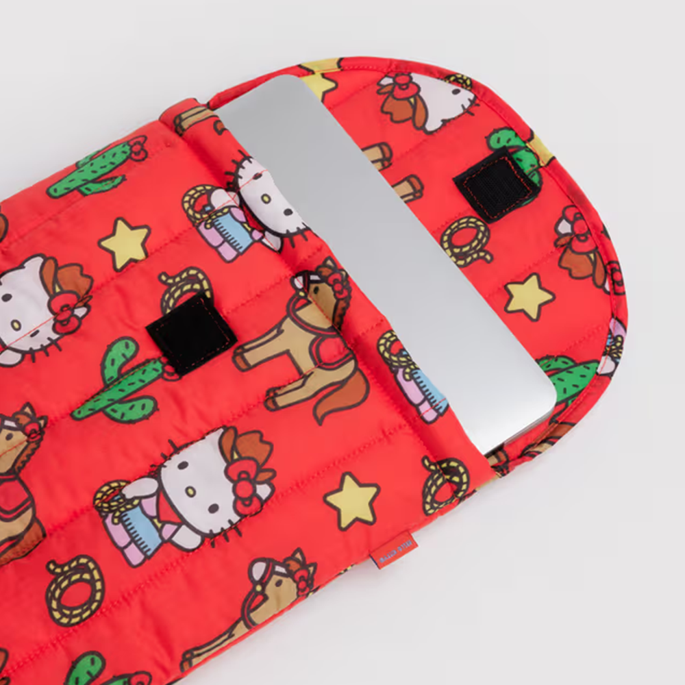 Baggu x Hello Ketty Puffy Laptop Sleeve 13/14 inch Hello Kitty Western