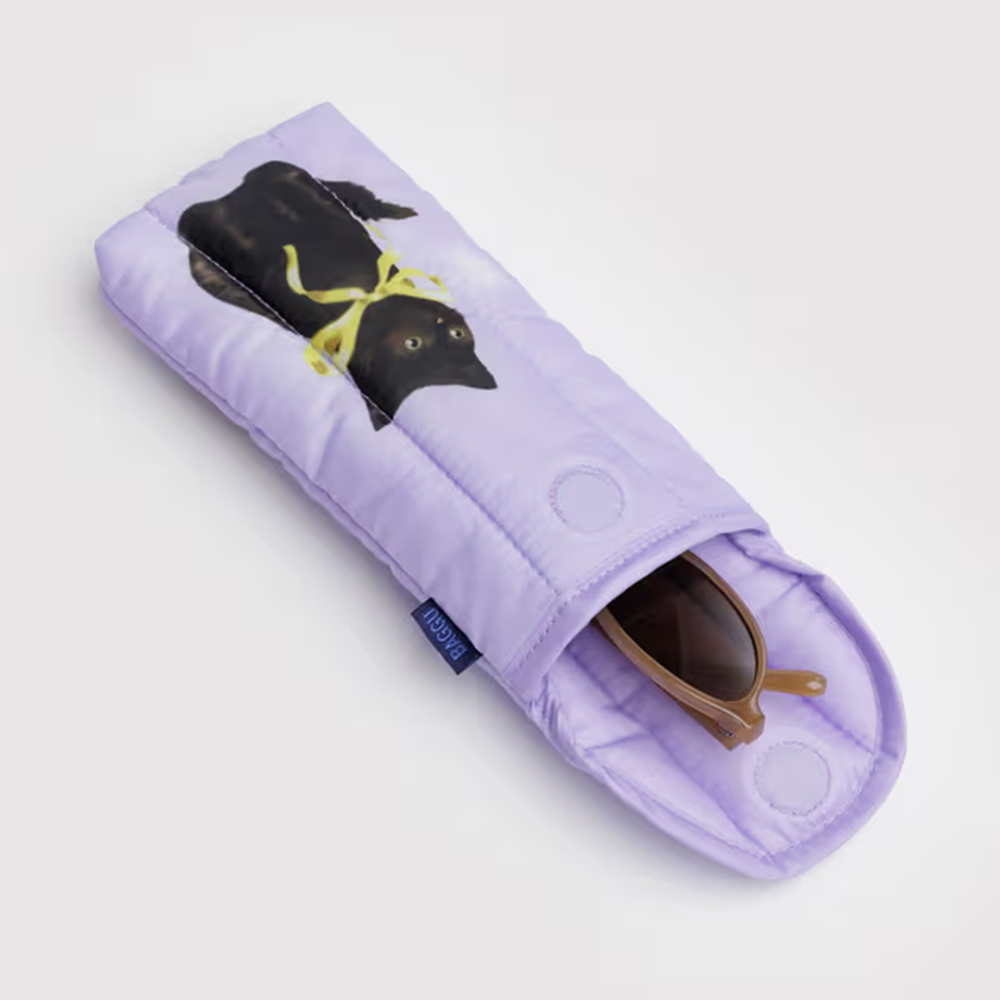 Baggu Puffy Glasses Sleeve Fancy Cats