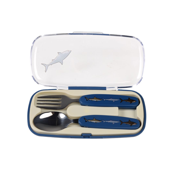 Rex Children’s Cutlery Set in Case Sharks