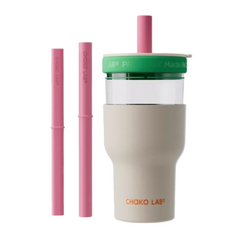 Chako Lab Dual layer Tumbler White Green
