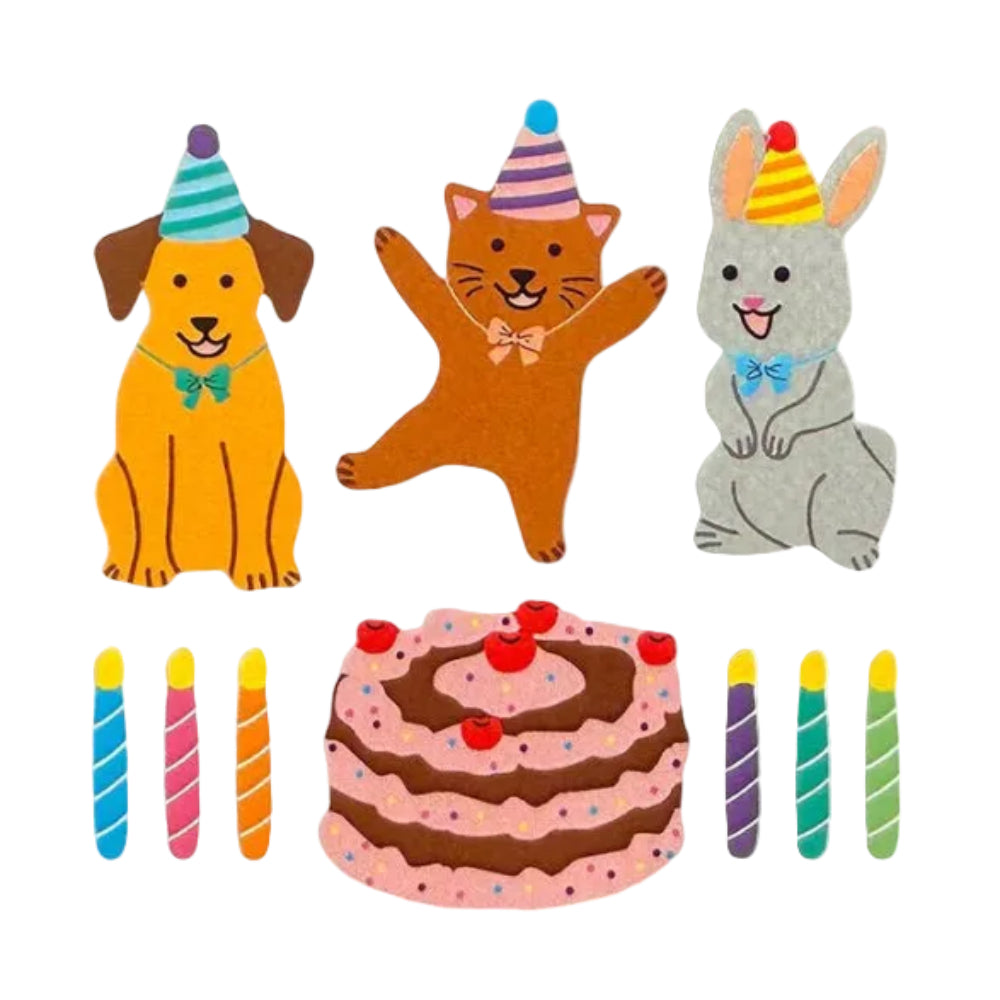 Sticker Garden Sheet Classic Birthday Pet