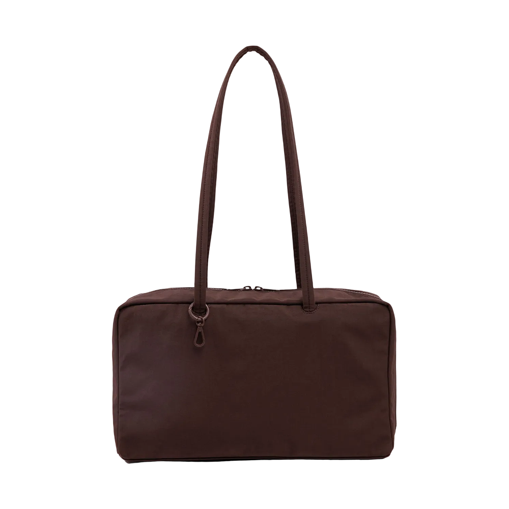 Baggu Medium Nylon Bowler Bag Coffee