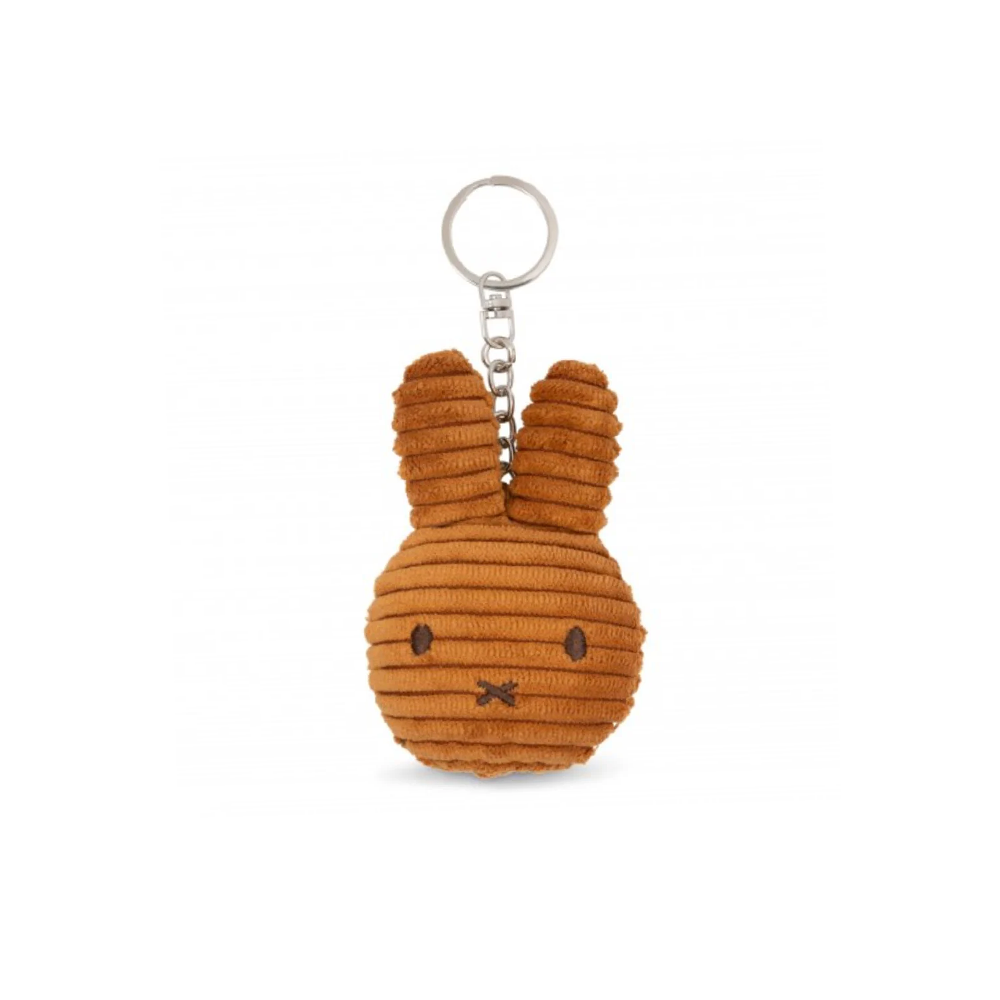 Bon Ton Toys x Miffy Keychain Corduroy Face Cinnamon