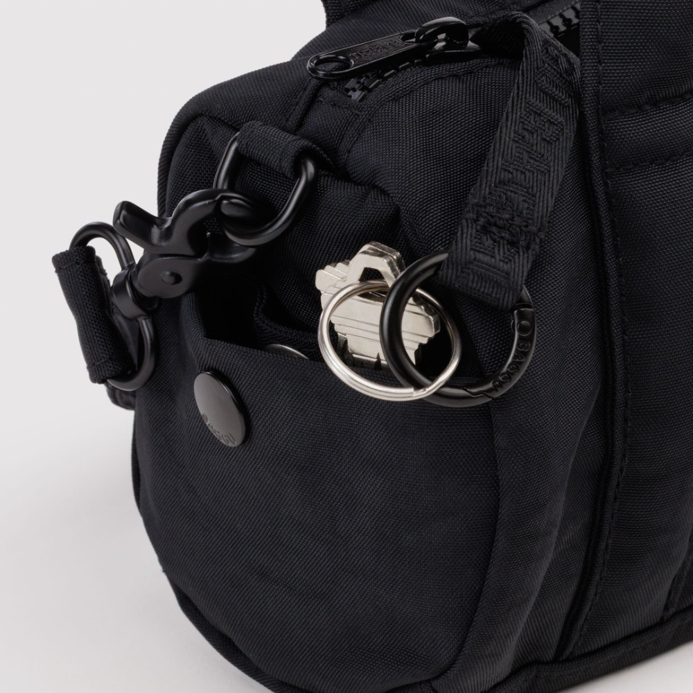 Baggu Small Nylon Duffle Bag Black