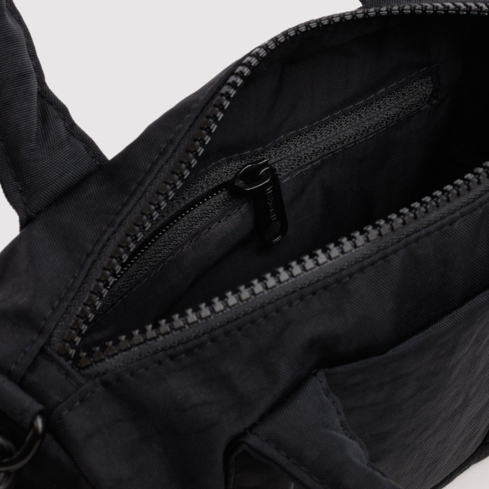 Baggu Small Nylon Duffle Bag Black