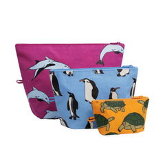 Baggu Go Pouch Vacation Animals