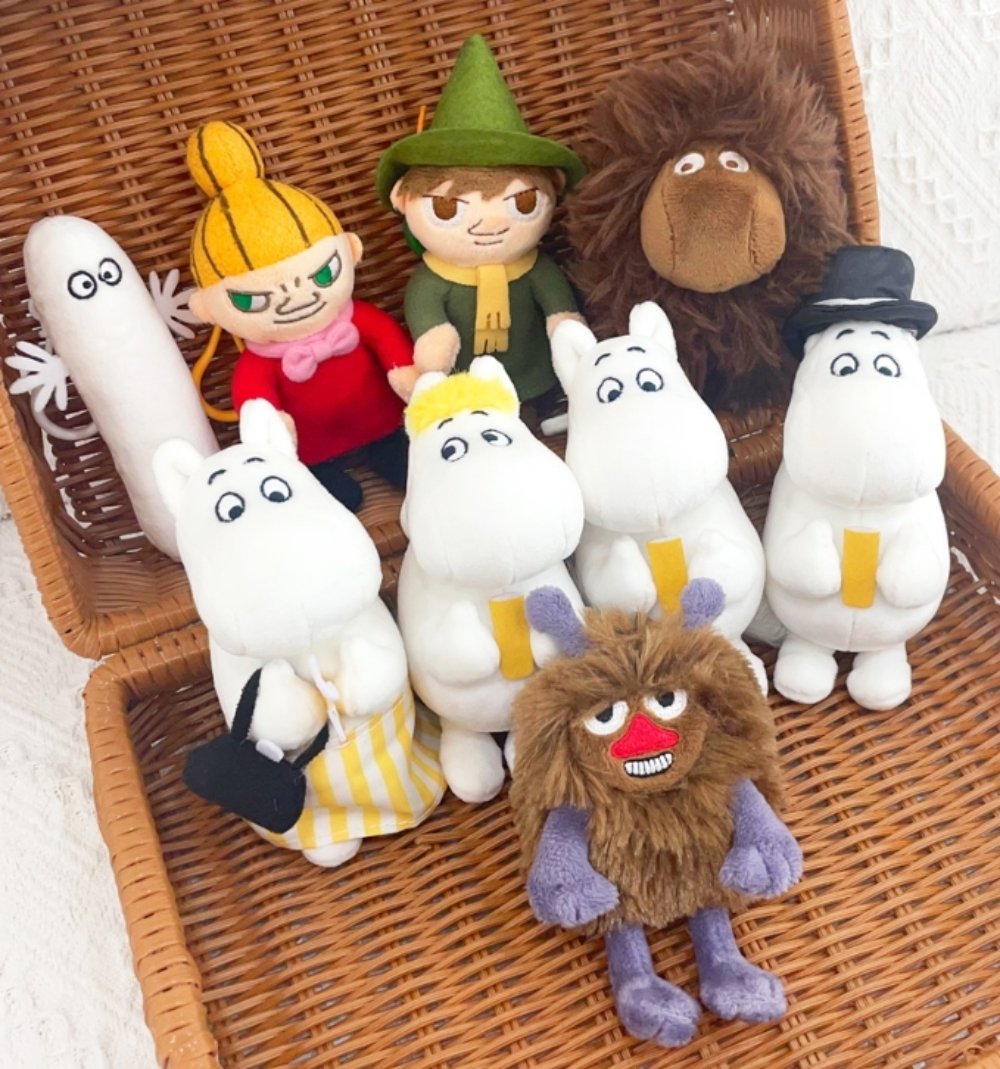 Moomin & Friends Figure Plush keychains Bag Charms Moominmamma