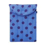 Baggu Puffy Laptop Sleeve 16 inch Blue Polka Dot