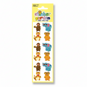 Sticker Garden Sheet Sparkle Animals Having Fun