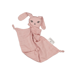Muslin Bunny Comforter Dusty Rose
