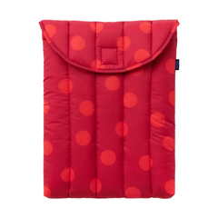 Baggu Puffy Laptop Sleeve 13/14 inch Red Polka Dot