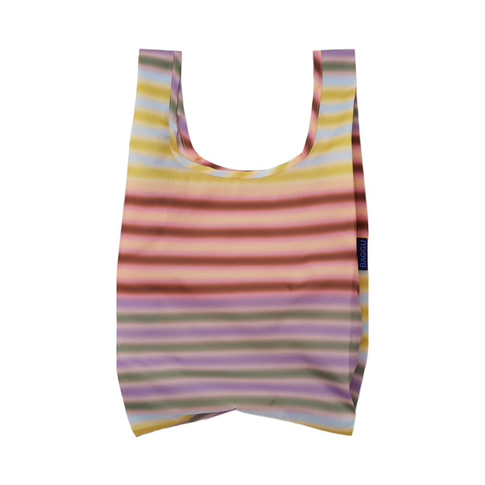 Baggu Standard Reusable Bag  Gradient Stripe Multi