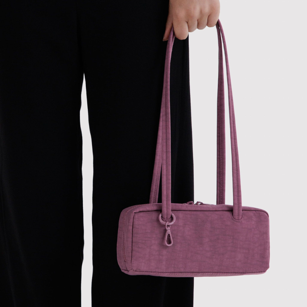 Baggu Small Nylon Bowler Bag Wild Plum