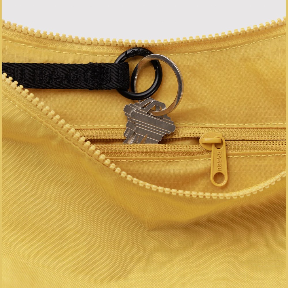 Baggu Medium Nylon Crescent Bag Sunflower