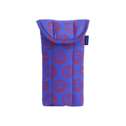 Baggu Puffy Glasses Sleeve Mini Cobalt Happy