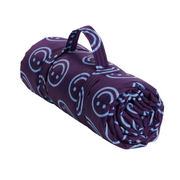 Baggu Puffy Picnic Blanket Indigo Happy