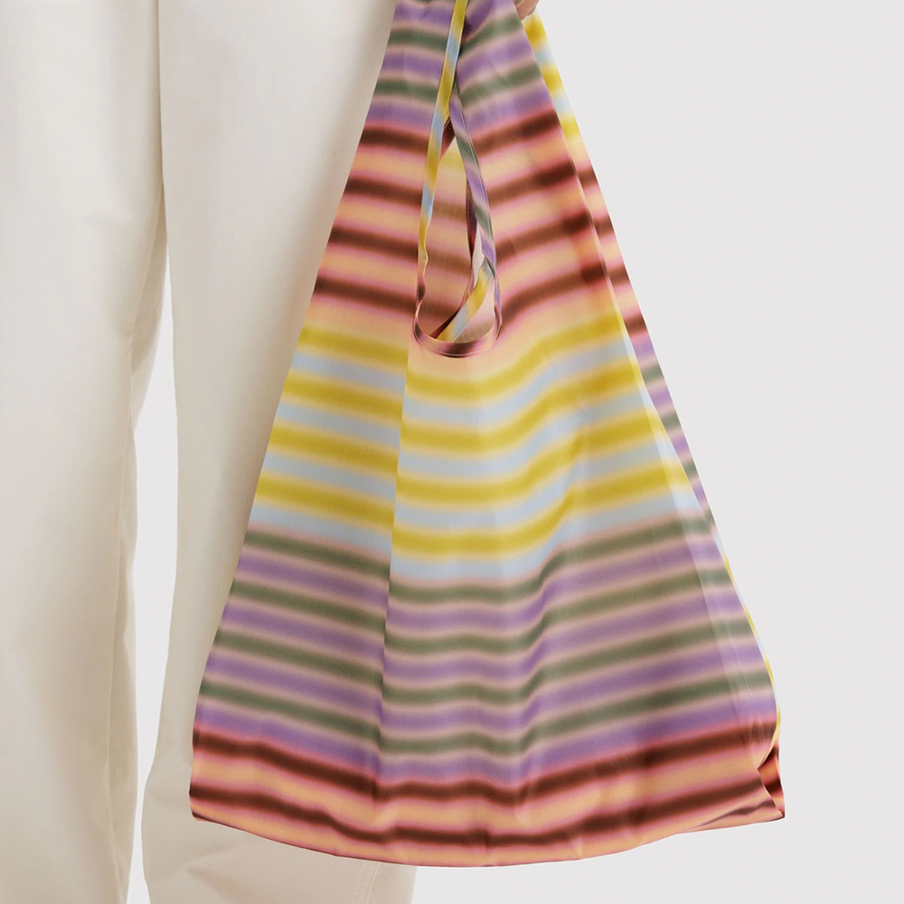 Baggu Standard Reusable Bag  Gradient Stripe Multi
