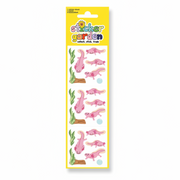 Sticker Garden Sheet Glossy Axolotl Funny Creatures