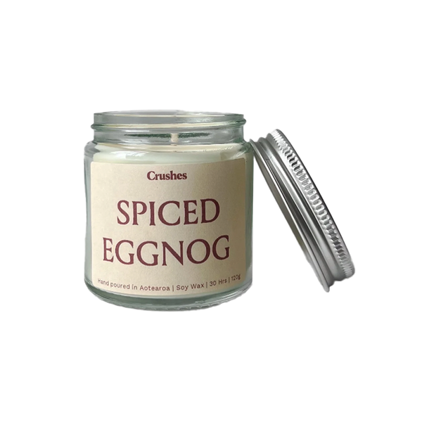 Crushes Spiced  Scented Soy Candle Eggnog 120g