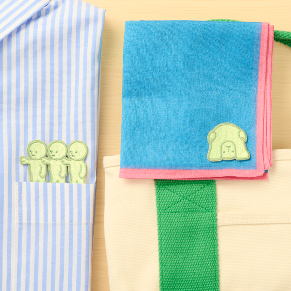 Smiski Embroidery Iron On Patch Sticker V2 Peeking