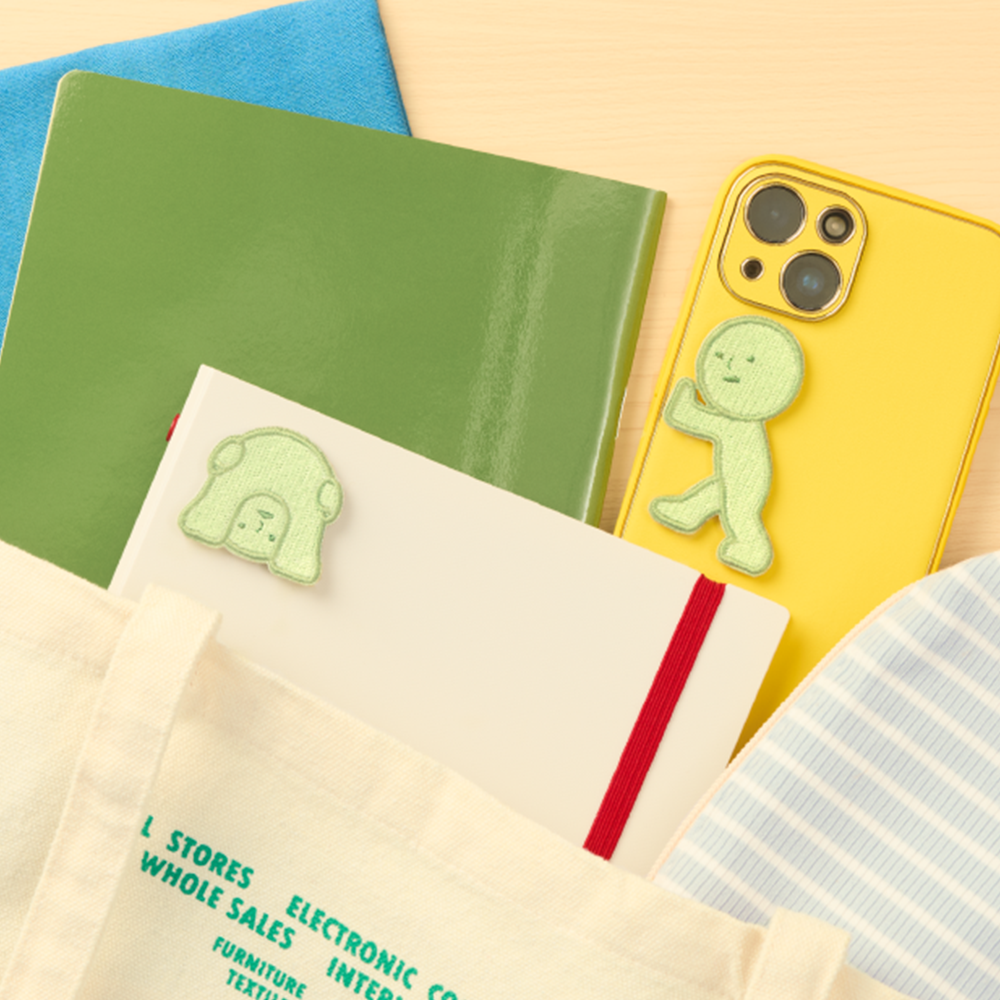 Smiski Embroidery Iron On Patch Sticker V2 Peeking