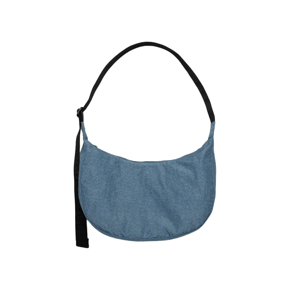 Baggu Medium Nylon Crescent Bag Digital Denim