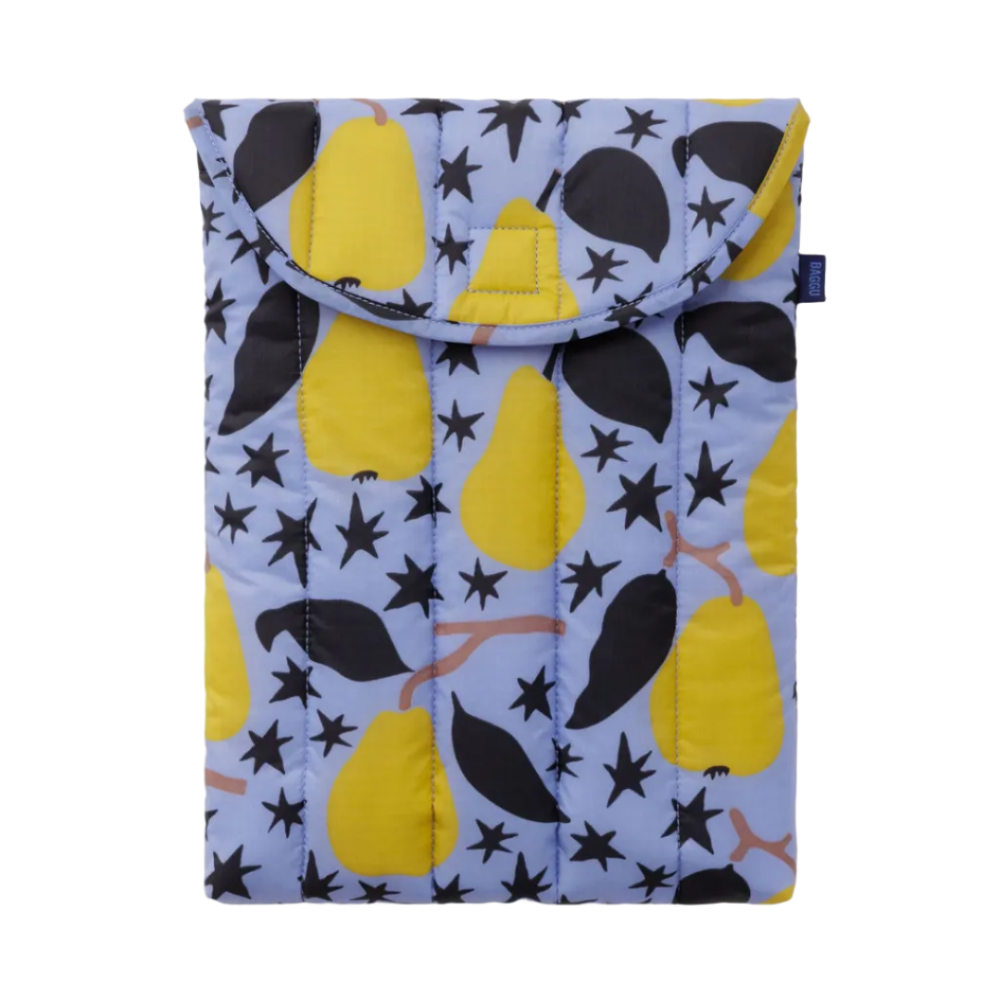 Baggu Puffy Laptop Sleeve 13/14 inch Golden Pears