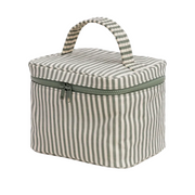 Baggu Large Cosmetic Case Sage Stripe