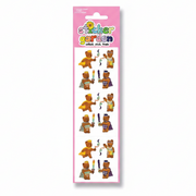 Sticker Garden Sheet  Prism Silk Bears