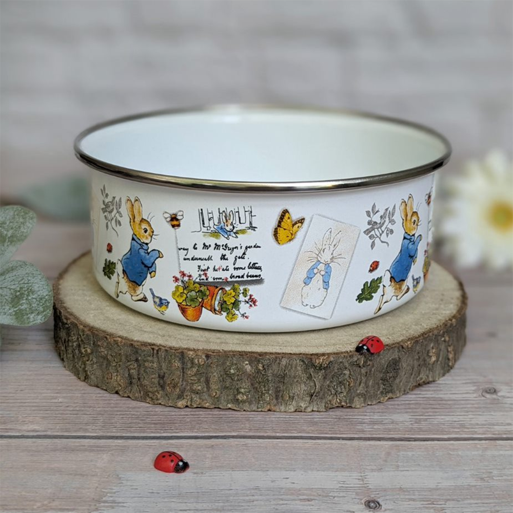 Beatrix Potter Enamel Bowl Peter Rabbit