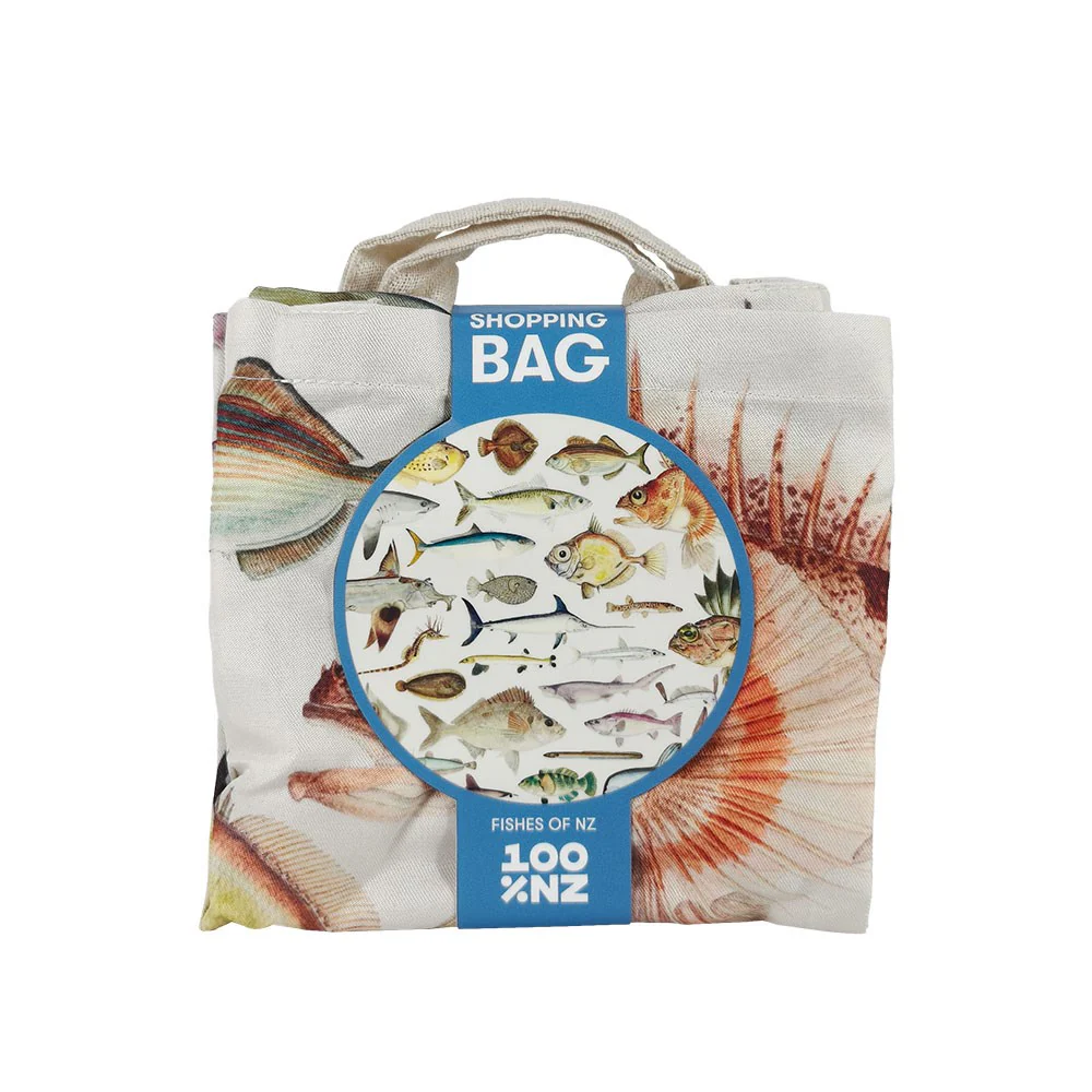 100% NZ Shopping Bag Fishes of New Zealand