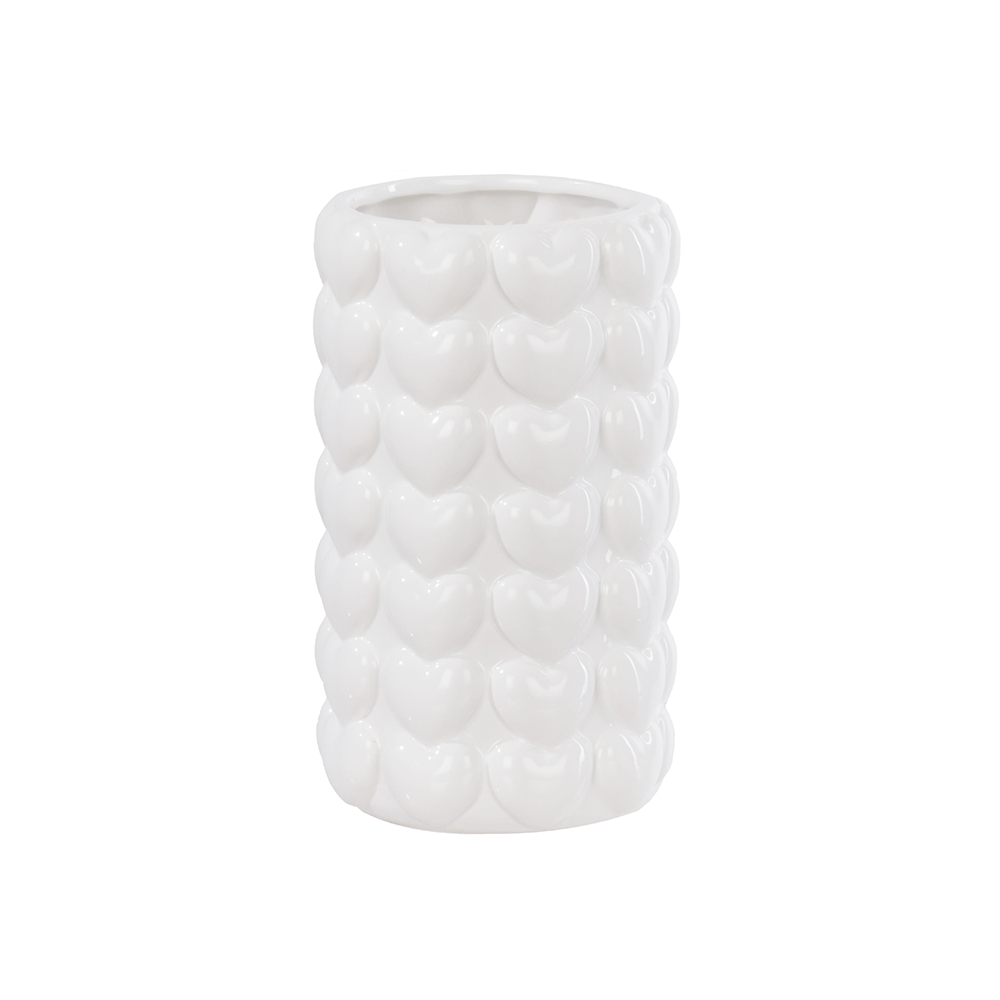 Emporium Sweetheart Vase White
