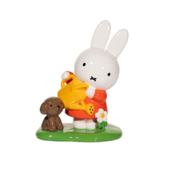 Miffy Ceramic Figurine Gardening Miffy with Snuffy