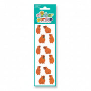 Sticker Garden Sheet Glossy Capybara