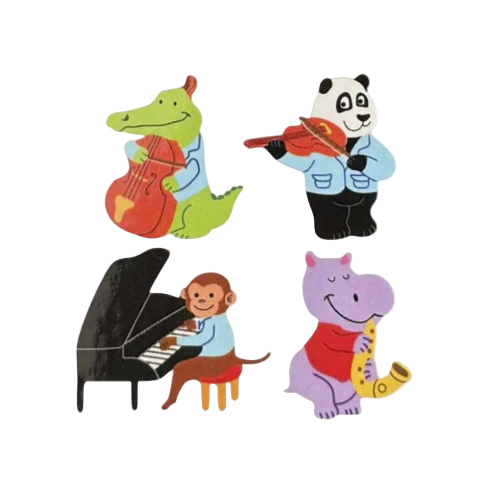 Sticker Garden Sheet Glossy Jazz Animals